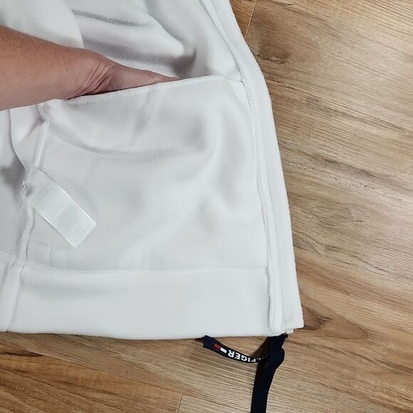 🔥NWT Tommy Hilfiger Sport Ivory Zippered Fleece Jacket Large - Picture 11 of 13